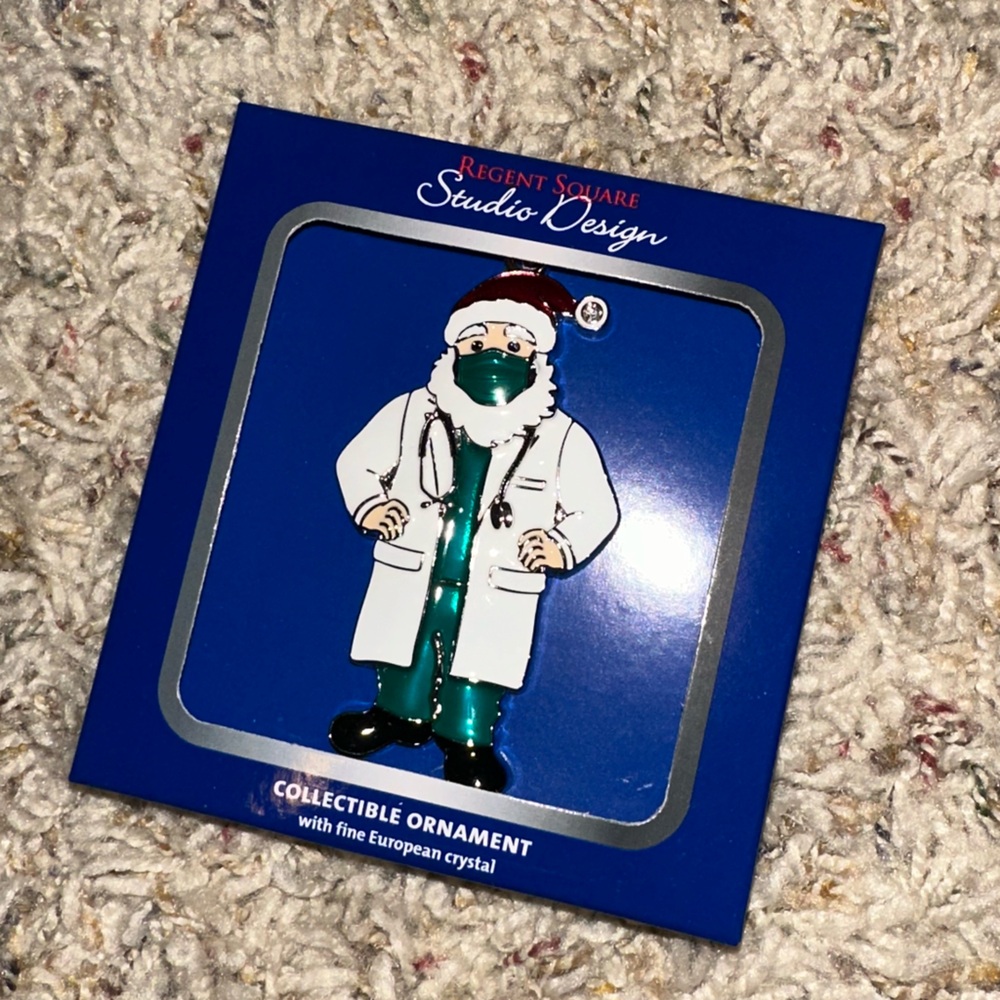 Ornament Doctor🧑🏻‍⚕️ medical field collectible with fine European crystal